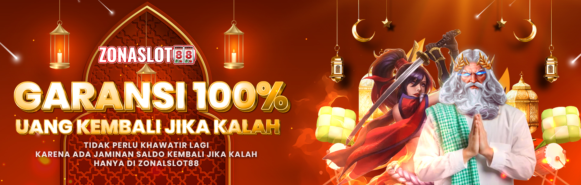 GARANSI CASHBACK 100% UNTUK NEW MEMBER