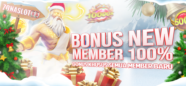 BONUS NEW MEMBER SLOTS 100%
