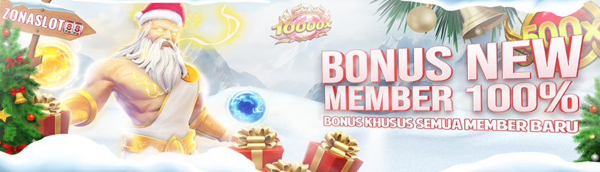 WELCOME BONUS SLOT 100%